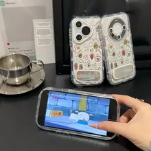 スマホ用ミラー付きスタンド【iPhone・Xiaomi・Huawei対応】