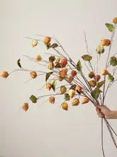 中華風の造花とクルミの飾り物【インテリア・テーブルデコレーション・枯れ木付き】（セットアップ対応）