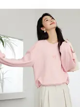 グラデーション立体蝶デザインのフーディー【ストレッチ・ゆったりフィット・秋用】