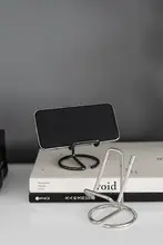 クリエイティブスマートフォン・タブレットスタンド【金属製・簡約デザイン・家庭用】