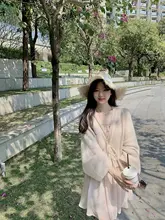 梨花落 フラワープリントワンピース【春用・ミディ丈・女性用】