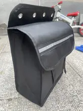 防水 ブラック 電動バイク用 サイドバッグ【マルチユース・フロント・リア・サイド用】