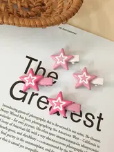 ピンクのドーパミンファッションラブヘアピン