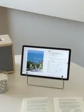 インスタ風 金属製タブレットスタンド【デスク・ベッド用・携帯性・鉄製】