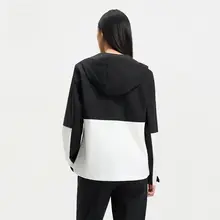Xtep フード付きアウトドアジャケット【秋用・保温・レディース・軽量】