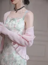 COTRE クールライスエル シャツ【ピンクフラワー・グレー・エアコン用】