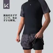 男士水着【五分丈・ゆったりフィット・水泳用】（セットアップ対応）