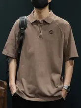 極上の柔らかさ コットン製 ポロシャツ【メンズ・半袖・レトロデザイン・ウォッシュ加工】