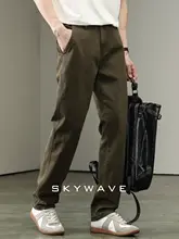 大人のためのストレートジーンズ【カジュアル・秋用・ルーズフ ィット・ヴィンテージスタイル】（セットアップ対応）