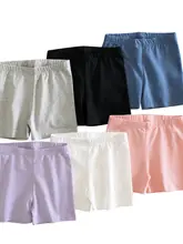 女の子用 スポーツショートパンツ【薄手・無地・安心設計】（セットアップ対応）