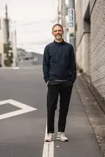 春夏用 軽量メンズジャケット【立ち襟・カジュアル・通勤用】