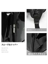 リュック ユニセックス PVC 防水 大容量 アルファベット カジュアル 通学 通勤