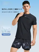 男性用水着【温泉用・快適仕様・泳ぐ際に安心】（セットアップ対応）