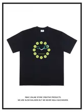 シンプルデザインのカップル用Tシャツ【ショートスリーブ・コットン製・文化的なロゴ入り】