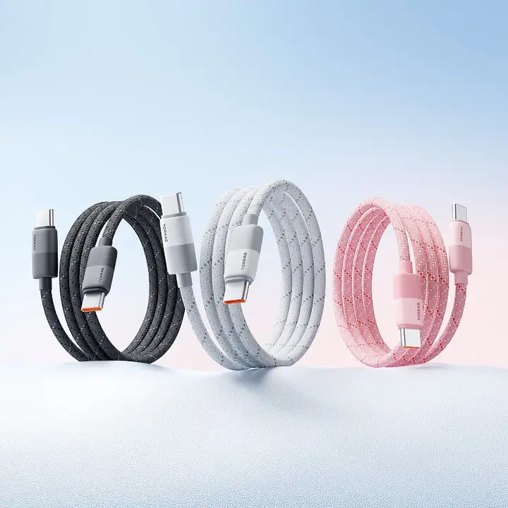 充電ケーブル Type-C ねじれ 変形 急速充電 PD対応 iPhone iPad対応 「TORRAS」