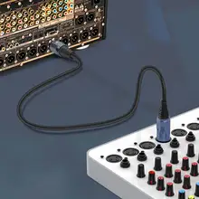 立体音響対応の調音台電子楽器用ケーブル【6.35mm・二芯・高品質】