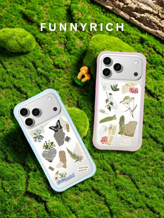 スマホケース レディース 液体シリコン 手帳風デザイン マグネット対応 ストラップ付き iPhone対応 おしゃれ「FUNNYRICH」