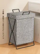 汚れた衣類バスケット 家庭用 浴室の衣類収納 折りたたみ