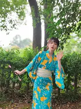 和風改良浴衣【レトロデザイン・神明少女・撮影用】
