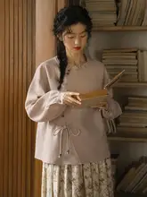 藕粉色のテキスタイルデザイン 短丈ジャケット【春用・ゆったりシルエット】