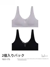 春夏用雲柔無鋼鉄ブラトップ【シルクタッチ・通気性・穴あけ不要】（セットアップ対応）