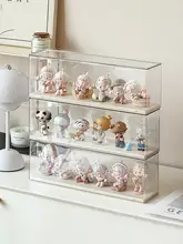 透明アクリル製コレクション展示ラック【ボックス型・フィギュア用・壁掛け対応】