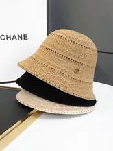 夏用透かし編みデザインの通気性ハット【大きめサイズ・小顔効果・カジュアルスタイル・薄手】