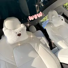 可愛いデザインの車用頭枕【首元サポート・ユニバーサルフィット・カートゥーンスタイル】（  セットアップ対応）