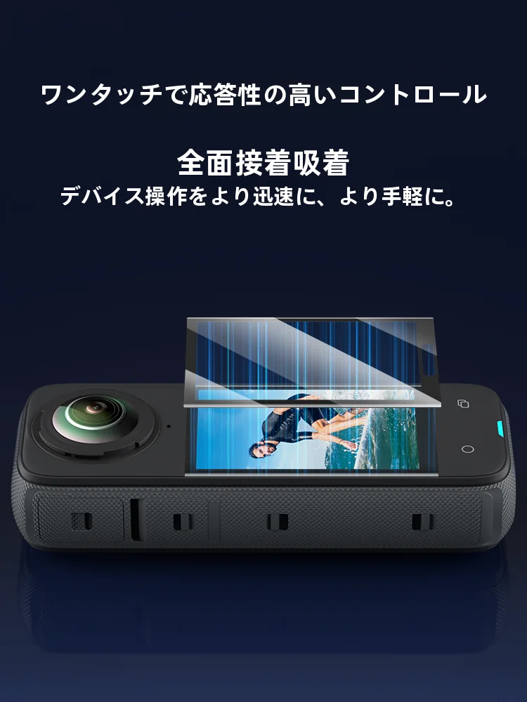 Insta360 X4/X3用指紋防止フィルム：高透明度強化フィルムセットの実用性と適用シーン