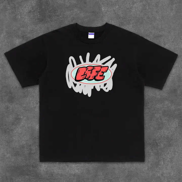 ユニセックス 半袖Tシャツ【オーバーサイズ・グラフィックプリント・カジュアル】