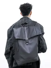 男性用旅行リュックサック【パソコン収納・レザー・大容量・通勤＆大学用】