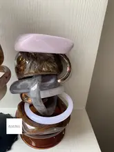 ヴィンテージアクリル幾何学不規則デザイン樹脂ブレスレット【おしゃれで個性的】
