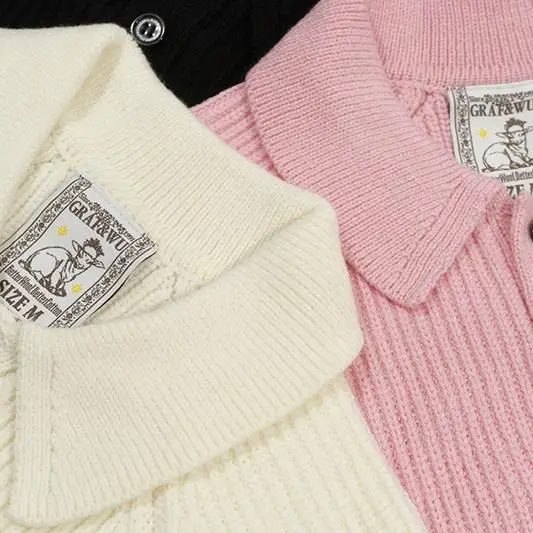 刺繍入りストライプデザイン アメリカンスタイルポロニットセーター：春・秋の日常着としての実用性と素材特性