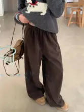 冬用プリーツパンツ【厚手・フィット・ベージュ】（セットアップ対応）