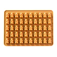 可愛いミニベアハートシリコン製グミ型【ベイビーお菓子用・焼き菓子対応】