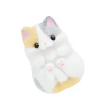 猫デザインのケーブル収納器【ふわふわ植绒・ギフトにも最適】