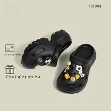 可愛いウサギデザインの増高サンダル【防滑・厚底・通気性】（セットアップ対応）