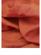 高密度リネン生地オレンジグラデーション【幅広・服地用】