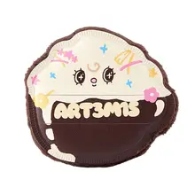 高弾力のファンデーション用パフ【カフェシリーズ・肌にフィット・メイクアップ】