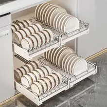 収納がスッキリ！キッチン引き出し用食器収納ラック【内蔵タイプ・皿や箸の整理整頓用】