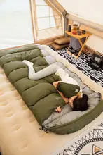 BSWolf 防寒対策に最適！石墨烯使用の大人用スリーピングバッグ【冬季用・アウトドア・オフィスお昼寝対応】
