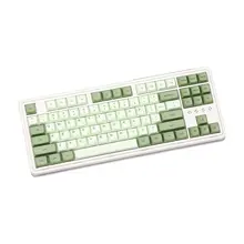 キーキャップ XDAプロファイル PBT 五面熱昇華 抹茶 バイカラー 146キー タムメカニカルキーボード用