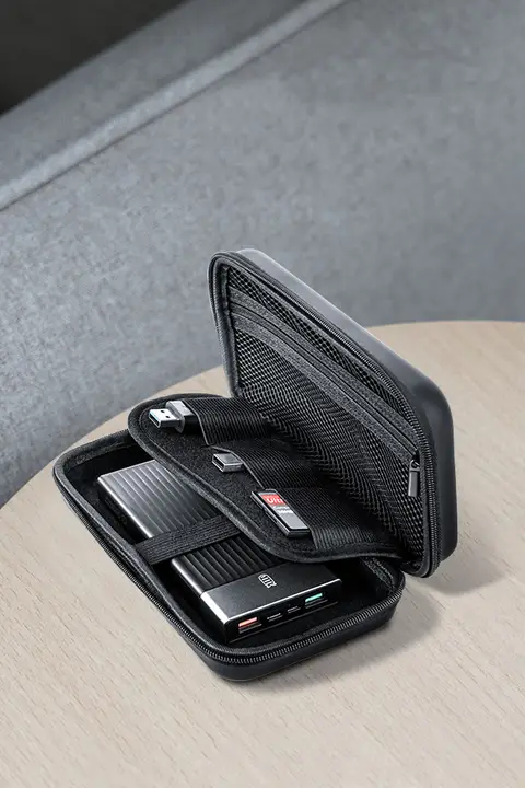 Orico データケーブル収納ポーチ【モバイルハードディスク・耳電話・USBメモリ・充電器用】