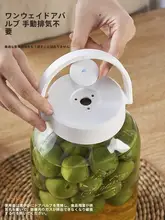 密封ガラス製梅酒瓶【食品級・発酵用・保存容器】