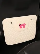 かわいいキャラクターのカーシート防止マット【後部座席用・汚れ防止・子供向け】