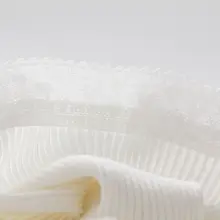 夏用ノンストラップ 白鹅绒コットン 補正ブラ【防滑・薄手・黒色インナー】