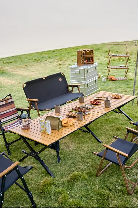 Naturehike 折りたたみテーブル キャンプ アルミ製 軽量 ポータブル アウトドア 行軍ベッド用テーブル 「Naturehike」