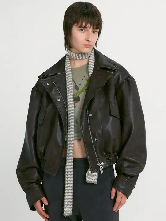 極上の柔らかさレザーライダージャケット【秋冬・ルーズフィット・クラシックデザイン】