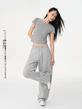 秋冬用 ブラック フィット感抜群の広めスポーツパンツ【極上の柔らかさ・カジュアル・女性用】