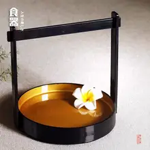 手提げ盛り器 日本風天ぷらバスケット【寿司・刺身用・丸型・おつまみ用】